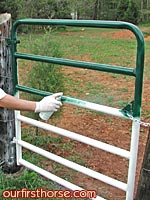 Painting the gate Painting the gate