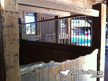 Biltmore Estate horse stall door damage